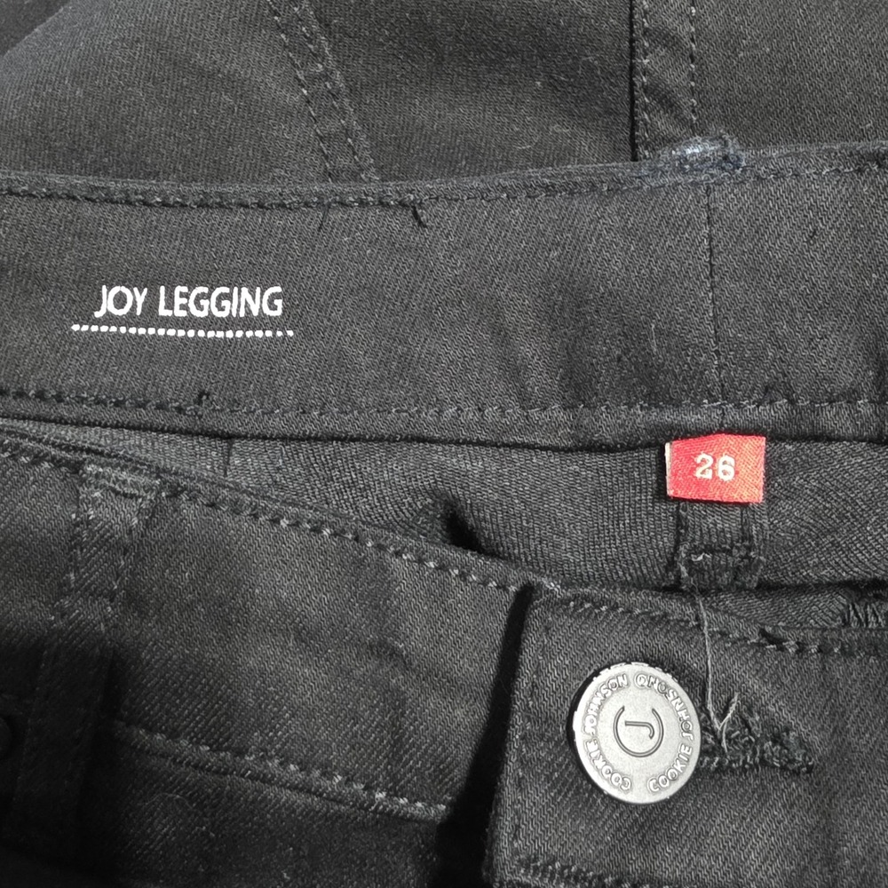 CJ by Cookie Johnson Joy Legging Black Stretch Pants USA Made Women Size 26 (6) - Picture 5 of 10